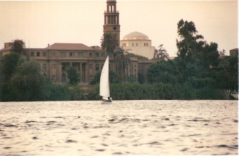 Nile River in the evening