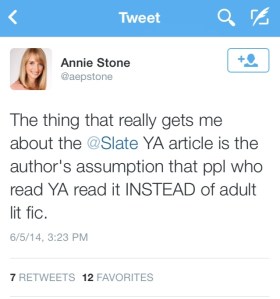 Annie Stone tweet